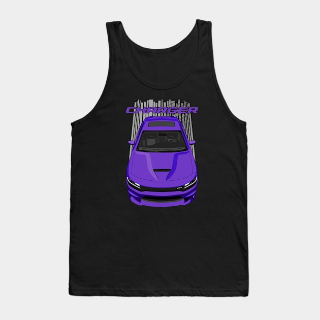 Charger - Purple Tank Top by V8social